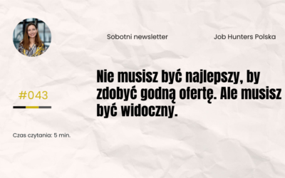 Masz wszystko, oprócz jednego – widoczności.